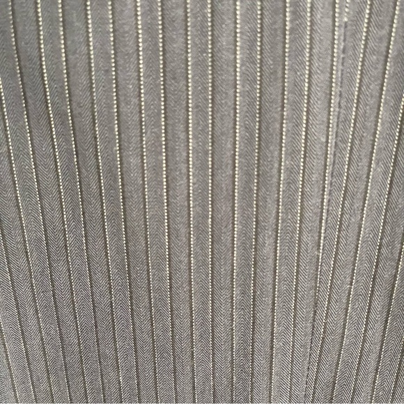 ARMANI EXCHANGE A/X Dress Pants Pinstriped Gray and Black Flat Front 33R - Picture 8 of 10